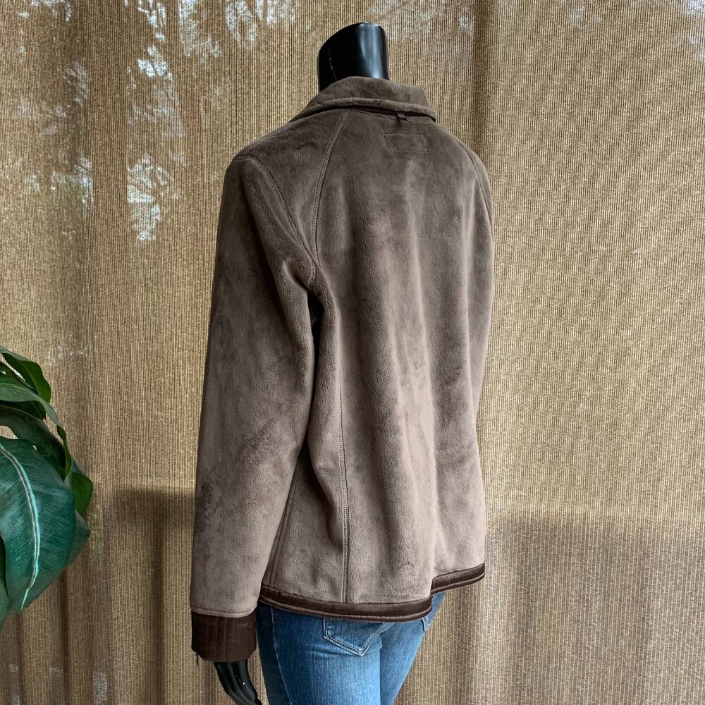 Pendleton Velour Satin Trim Jacket Sz L - Picture 7 of 16
